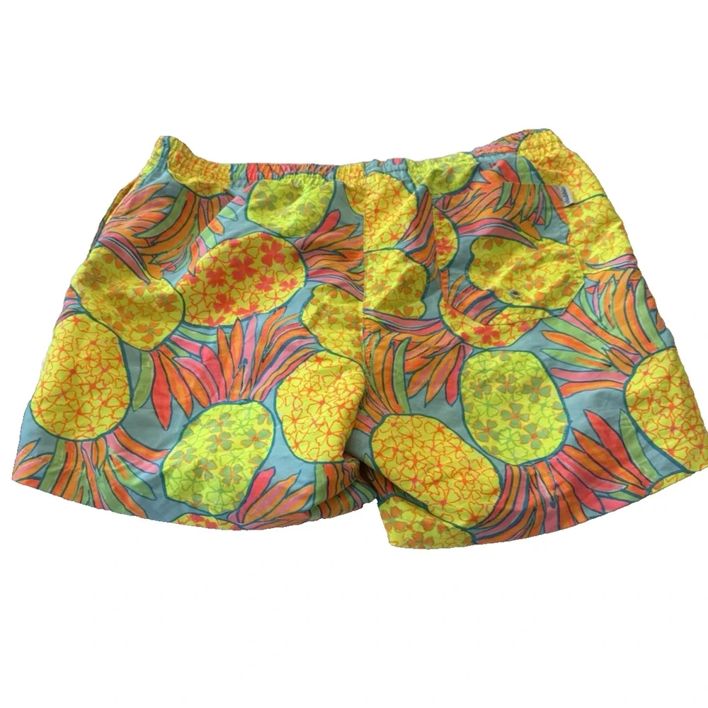 Chubbies Mens Swim Trunks Large 5.5 Inseam Pineapple Tropical Stretch Lined⁠